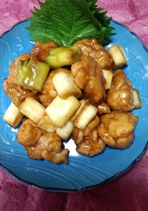 長ネギと 鳥の照り焼き-レシピのメイン写真