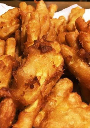 【おやじ料理】さつまいも揚げ-レシピのメイン写真