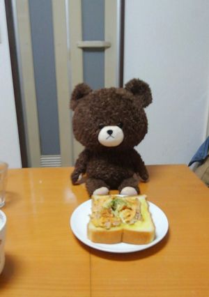 簡単たらこタマサンド-レシピのメイン写真