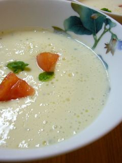 混ぜるだけっ!豆腐のひんやりスープ-レシピのメイン写真