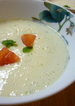 混ぜるだけっ！豆腐のひんやりスープ-レシピのメイン写真