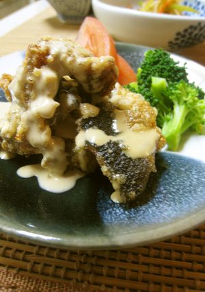 秋刀魚の竜田揚げ☆バルサミコマヨネーズで-レシピのメイン写真
