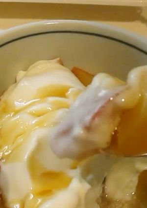 ダイエットに簡単ホットりんごヨーグルト-レシピのメイン写真