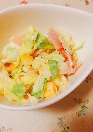 りんご入りで爽やか♪コールスローサラダ-レシピのメイン写真