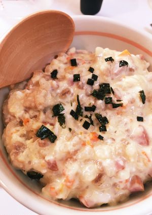 余ったご飯もち麦de味噌ミルク リゾット-レシピのメイン写真