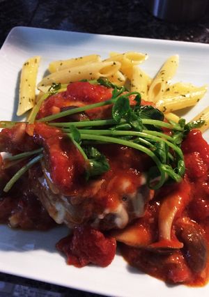 ダシダで★トマト煮込みハンバーグ-レシピのメイン写真