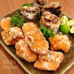 A picture of 秋鮭の竜田揚げ.