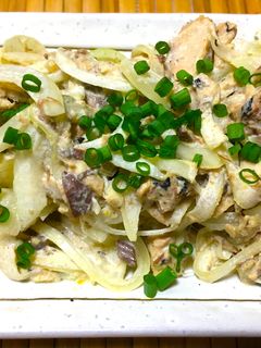 鯖の水煮缶アレンジ☆わさびマヨサラダ-レシピのメイン写真