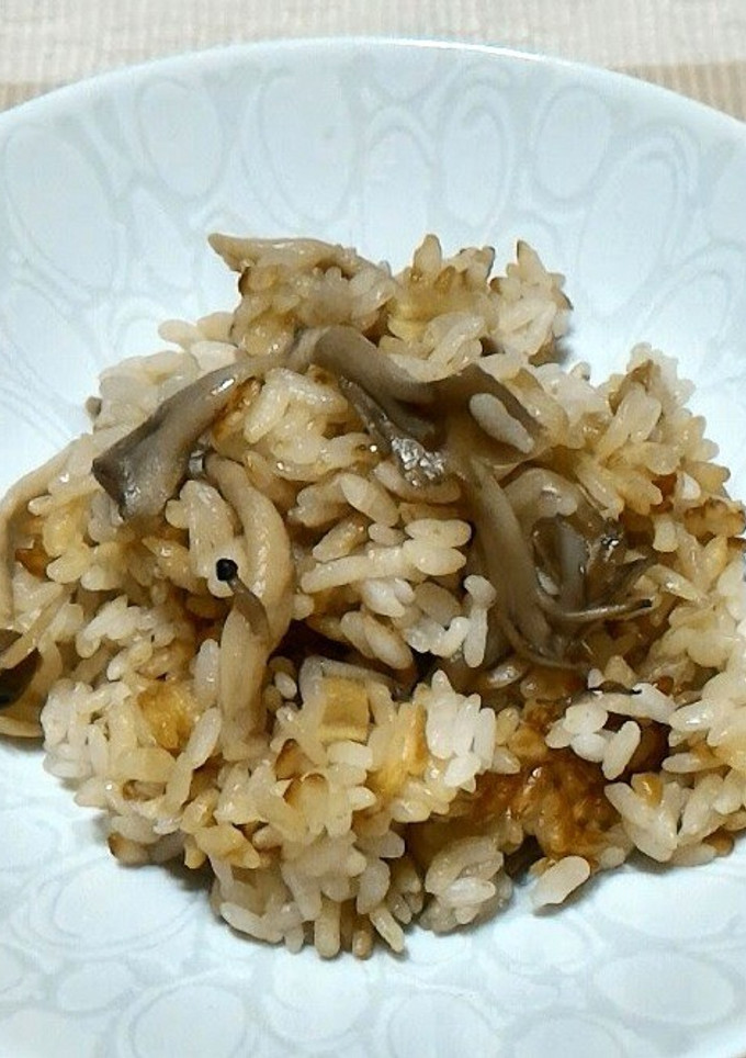 新生姜ときのこの炊き込みご飯-レシピのメイン写真
