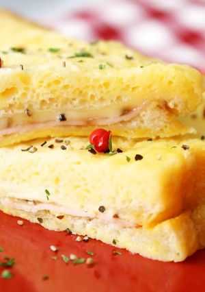 ふわもち！ハムとチーズのフレンチトースト-レシピのメイン写真