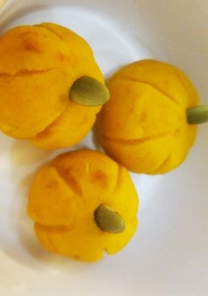☆簡単ハロウィンかぼちゃマッシュポテト☆-レシピのメイン写真