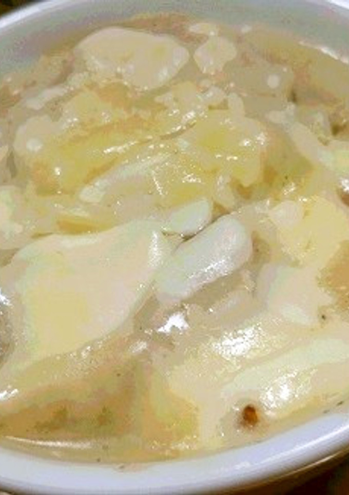 あごだしつゆで作る　里芋と豆乳のグラタン-レシピのメイン写真