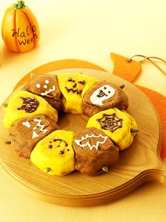ハロウィン☆フライパンで簡単ちぎりパン-レシピのメイン写真