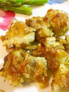 簡単★揚げない鶏もも肉のカレーチーズカツ-レシピのメイン写真