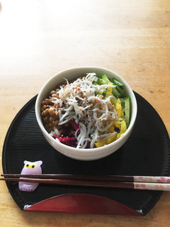 超簡単!納豆シラス丼-レシピのメイン写真