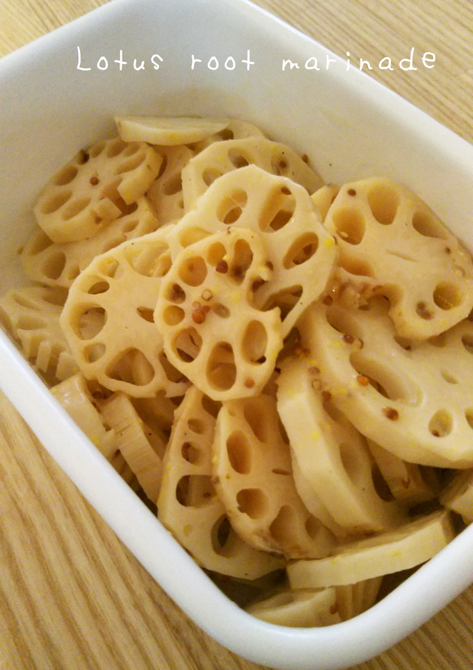 蒸し焼き蓮根のマリネ-レシピのメイン写真