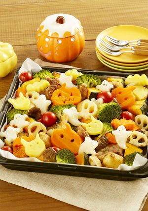 ハロウィン☆ぎゅうぎゅう焼き-レシピのメイン写真