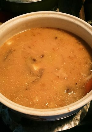 豚汁 リメイク豚菜うどん 手抜き夕飯-レシピのメイン写真