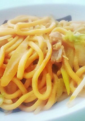 簡単！津山ホルモンうどん♪-レシピのメイン写真