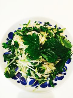 簡単!大根と三つ葉のサラダ-レシピのメイン写真