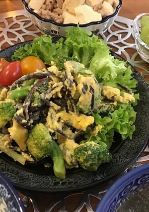 ⭐︎ブロッコリーとキクラゲの卵炒め-レシピのメイン写真