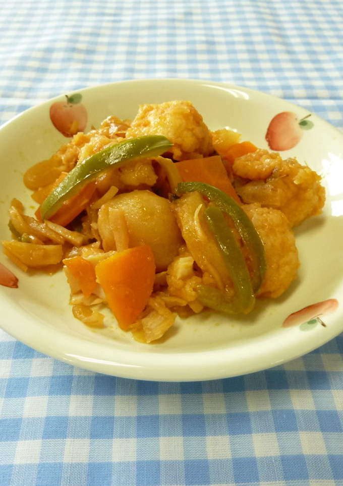 【学校給食】白身魚のうま煮-レシピのメイン写真