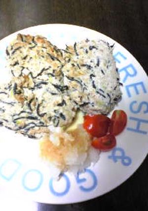 ひじきたっぷり♥豆腐ハンバーグ-レシピのメイン写真