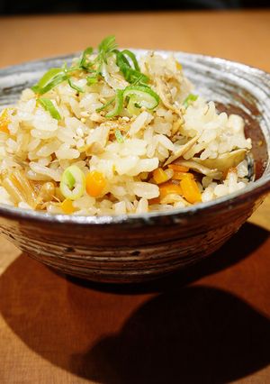 なめ茸とツナの簡単炊き込みご飯-レシピのメイン写真
