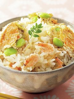 枝豆がんもと桜えびの炊き込みごはん-レシピのメイン写真