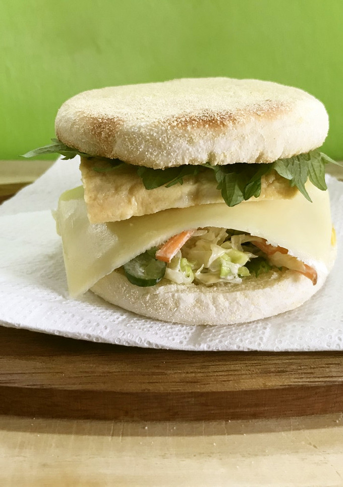 だし巻卵と野菜サラダの涼感和風マフィン-レシピのメイン写真