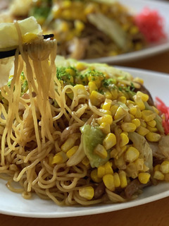 とうもろこしのバター焼きそば-レシピのメイン写真