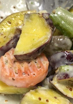 レンジで簡単あと一品！野菜ミックスサラダ-レシピのメイン写真