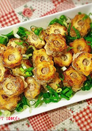 ちくわぶの餃子サンド♪-レシピのメイン写真