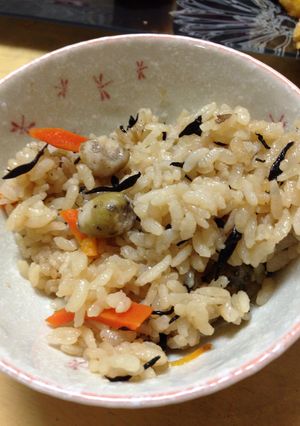 むかごの炊き込みごはん-レシピのメイン写真