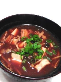 えのきと豆腐のお味噌汁-レシピのメイン写真