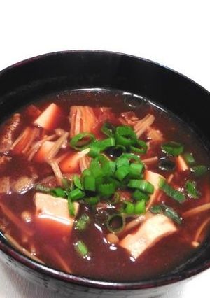 えのきと豆腐のお味噌汁-レシピのメイン写真