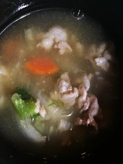 あごだしで豚バラと白菜のあったかお味噌汁-レシピのメイン写真