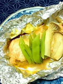 鮭のホイル焼き☆味噌マヨ味-レシピのメイン写真