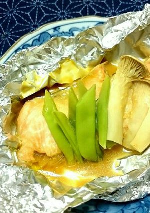 鮭のホイル焼き☆味噌マヨ味-レシピのメイン写真