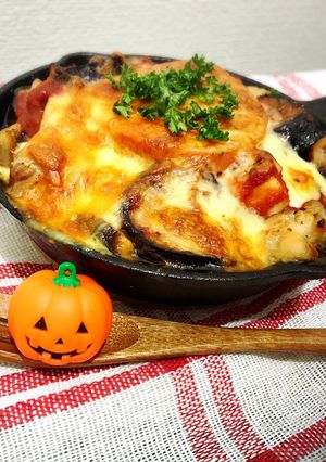 トマト ナス 鶏肉 えのきのラザニア風-レシピのメイン写真