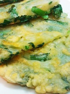 ニラとチーズの簡単チヂミ ダシダ入り-レシピのメイン写真