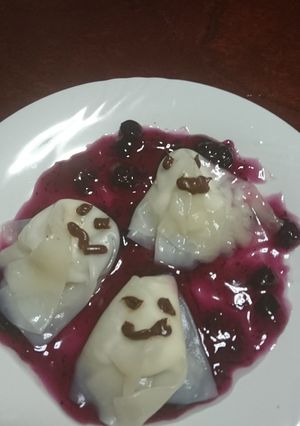 餃子の皮で簡単おばけスイーツ-レシピのメイン写真