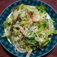ヤーコンドレッシングでサラダ