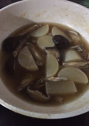 手羽先と大根の干し椎茸煮-レシピのメイン写真