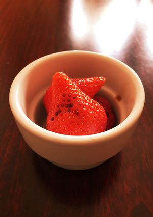 ❁いちごのバルサミコ酢がけ❁-レシピのメイン写真
