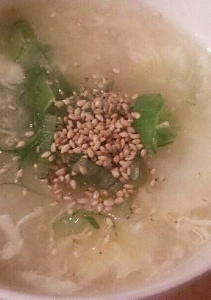 ほっこりとろみ★即席ネギたまごすーぷ★-レシピのメイン写真