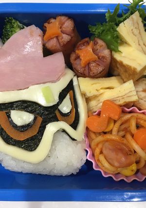 キャラ弁 仮面ライダーエグゼイド レベ1-レシピのメイン写真