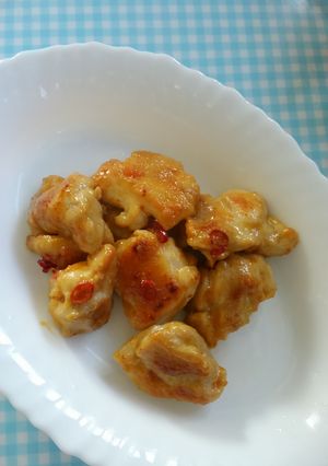 簡単！鶏肉のピリ辛マヨ照り焼き♪-レシピのメイン写真