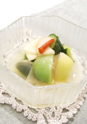 カリカリ野菜のからし漬け-レシピのメイン写真