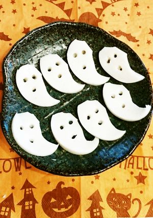 ハロウィンに♪かまぼこでオバケちゃん-レシピのメイン写真